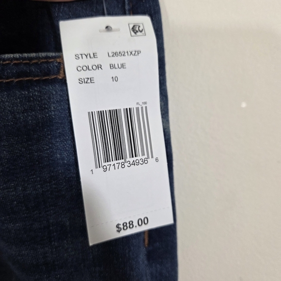 NWT Wit & Wisdom Sam Jeans High Rise Wide Leg Ab Solution Democracy Size 10 - Picture 6 of 13